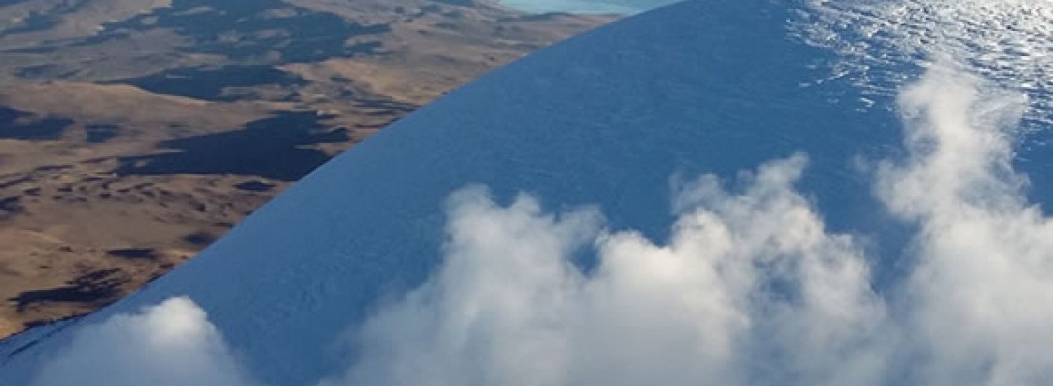 Ascent of Guallatiri volcano